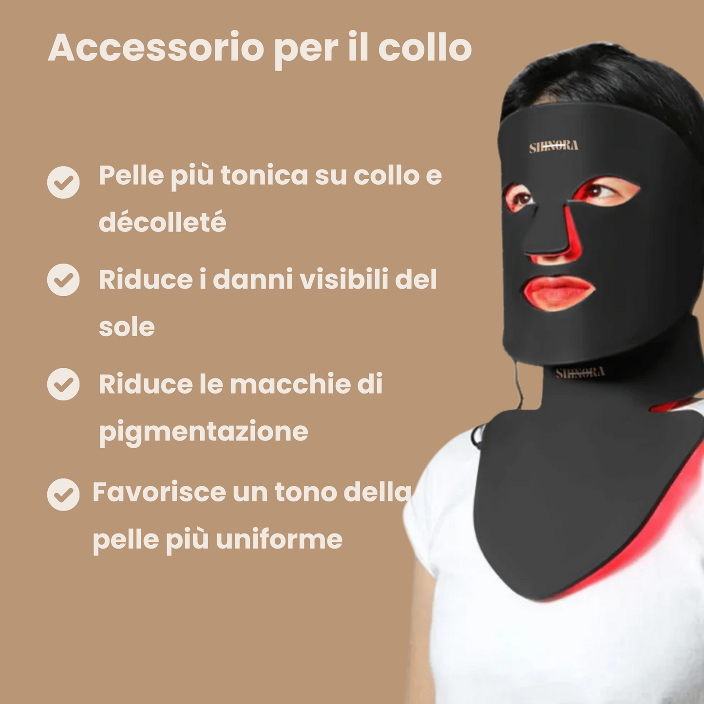 DermiGlow – Maschera LED per il viso
