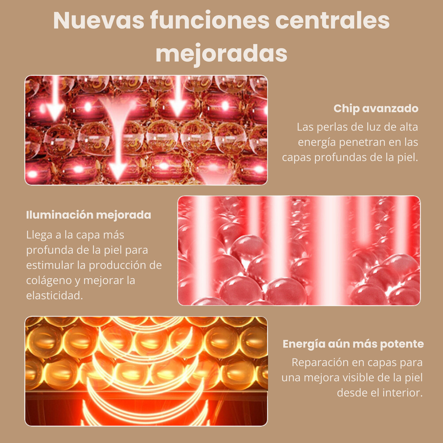 DermiGlow - Maschera Facciale LED