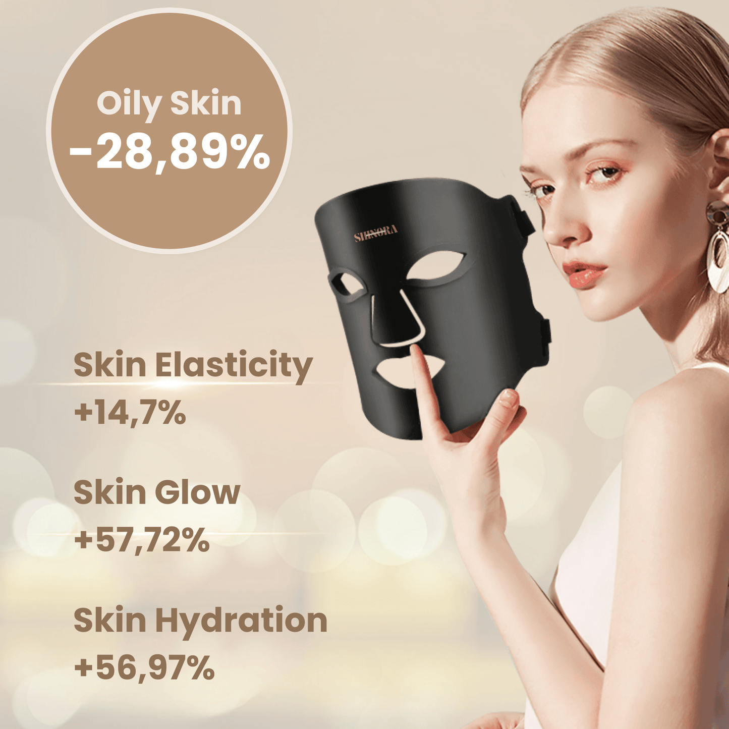 DermiGlow – Masque de luminothérapie